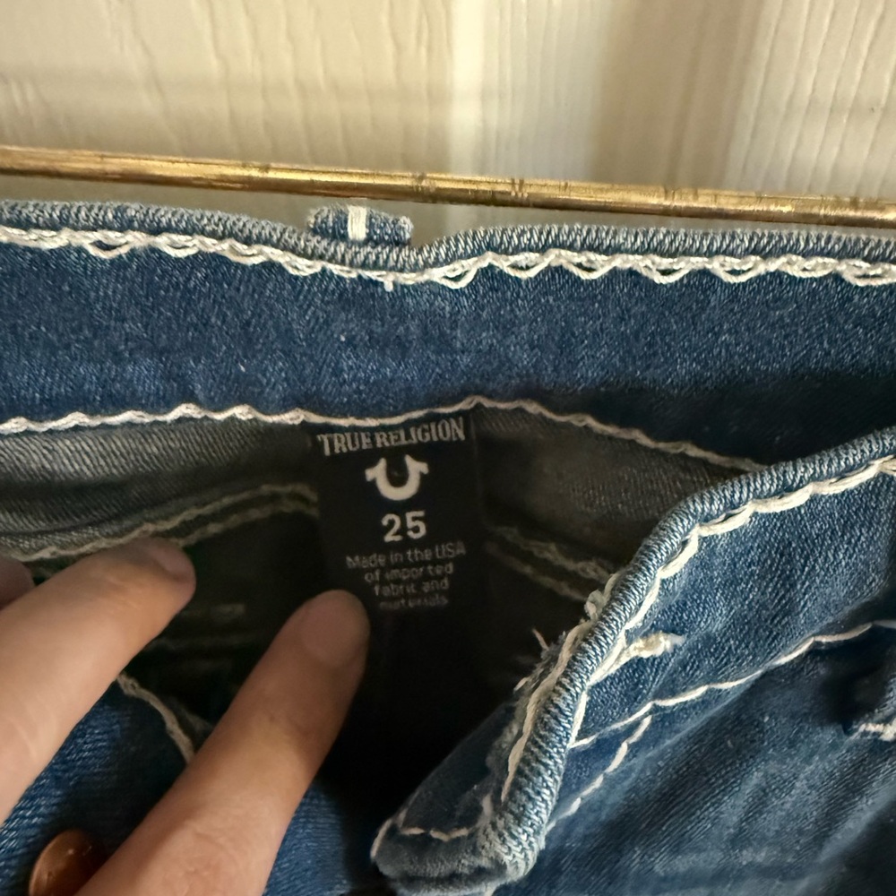 True Religion Blue Boot Cut Jeans - Picture 2 of 4